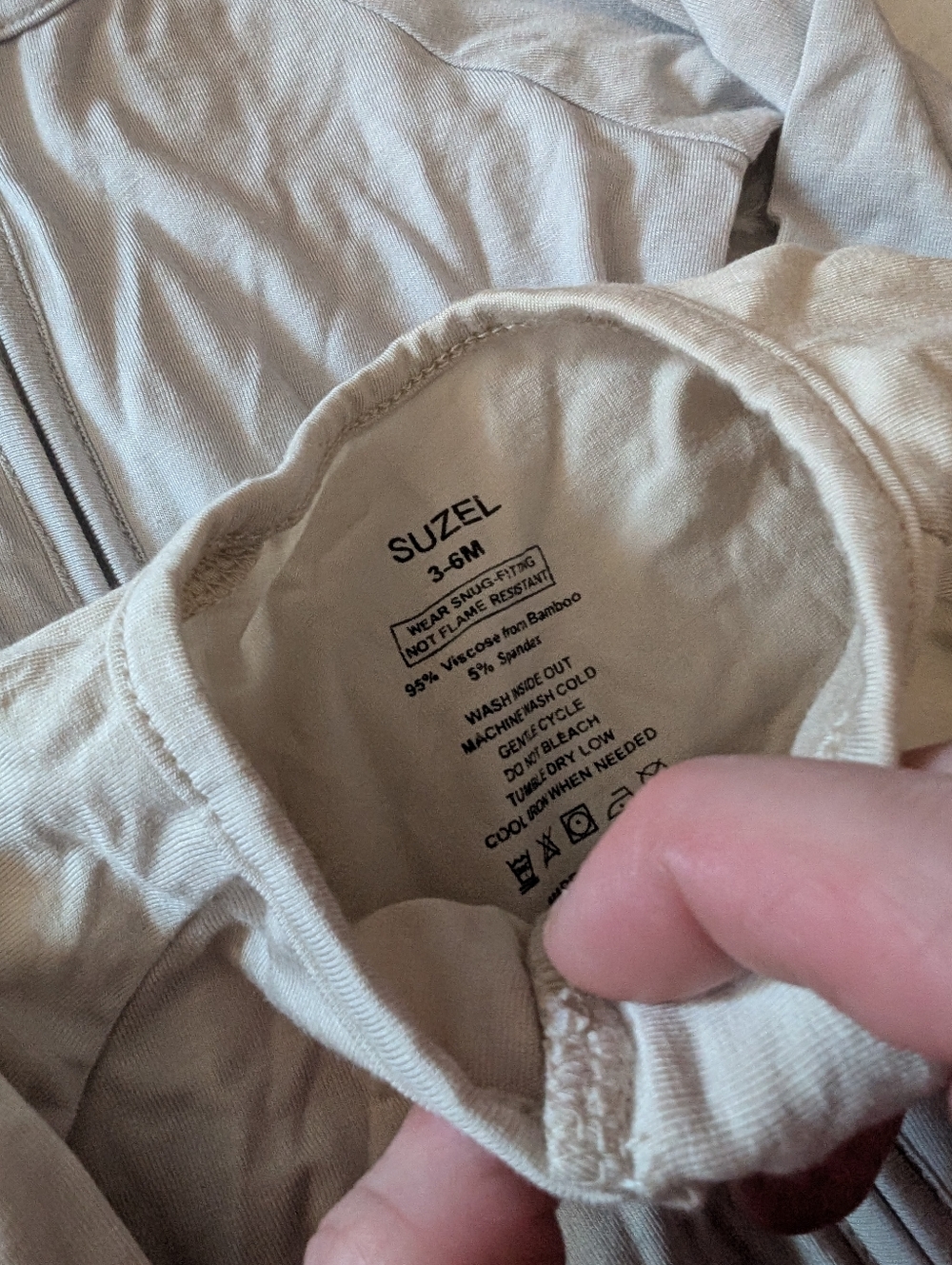 Bundle! 3 Bamboo Sleepers, Lou Lou Swaddle Neutral Baby Zipper Sleepers Suzel - Picture 4 of 6